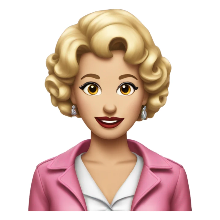 Grease movie 50s woman  sticker