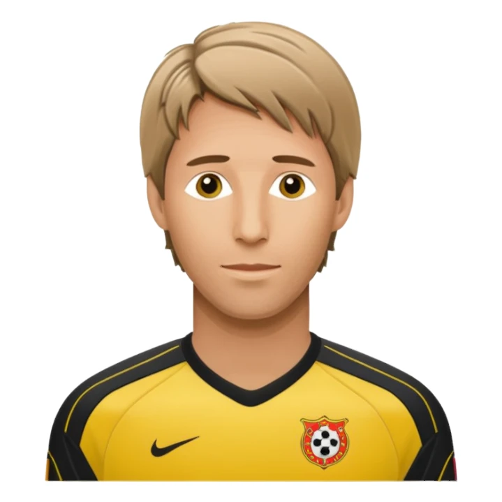 Edwin van der Sar in a classic goalkeeper kit sticker