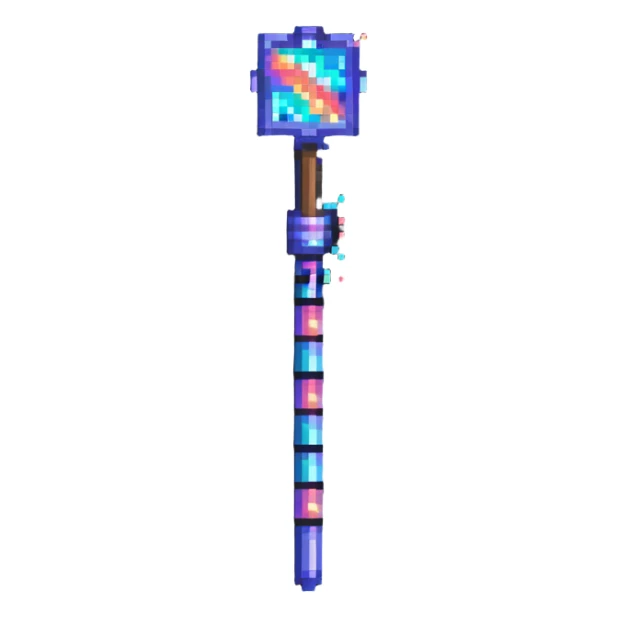 Magic wand weapon from Path of Exile 2 sticker