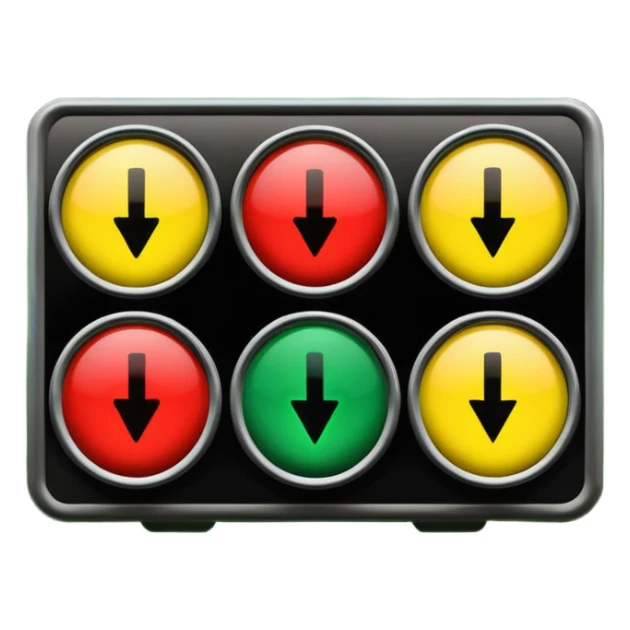 mac os icon rotation retro traffic signal arrows rotating inversion sticker