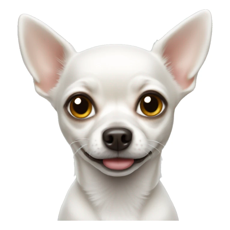 white chihuahua dog sticker