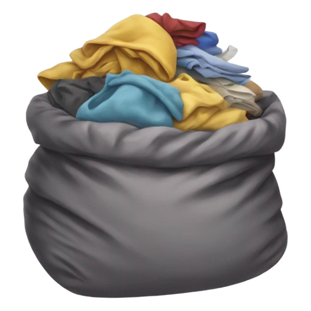 Stinky dirty pile of clothes sticker