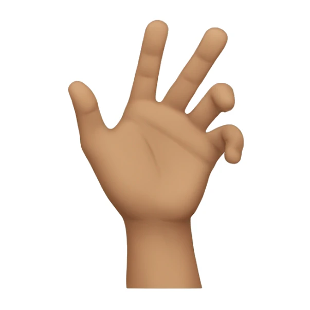 Lightskin waving arm just the arm sticker