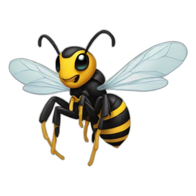 Donald Trump as wasp sticker
