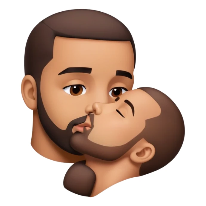 Drake kissing Drake emotionally sticker