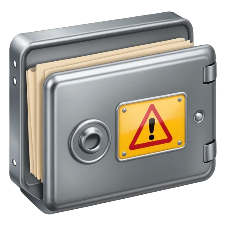 Warnschild (achtung) Mini Aktenordner und unterbezahlt  sticker