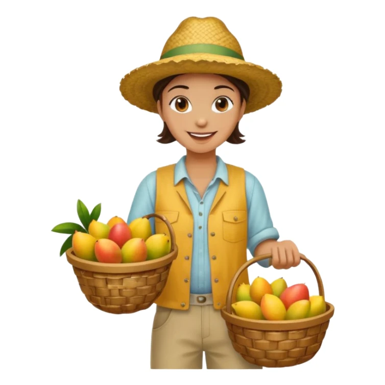 VENDEDOR DE MANGOS CUERPO COMPLETO sticker