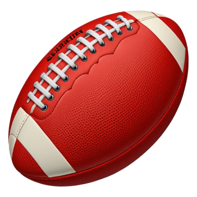 afl red sherrin football sticker