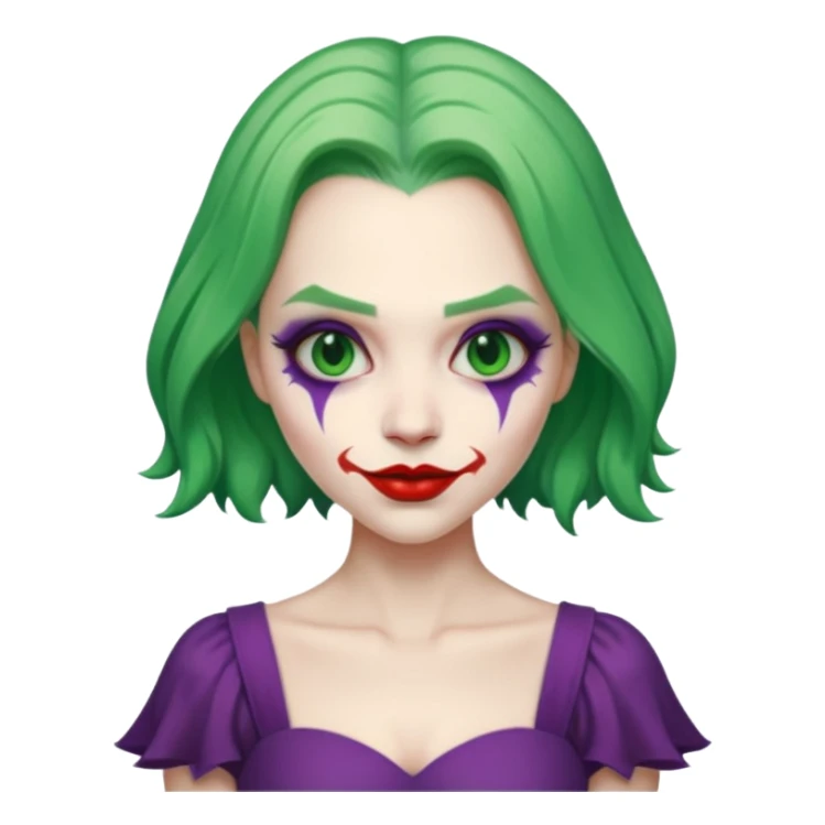 joker dress sticker