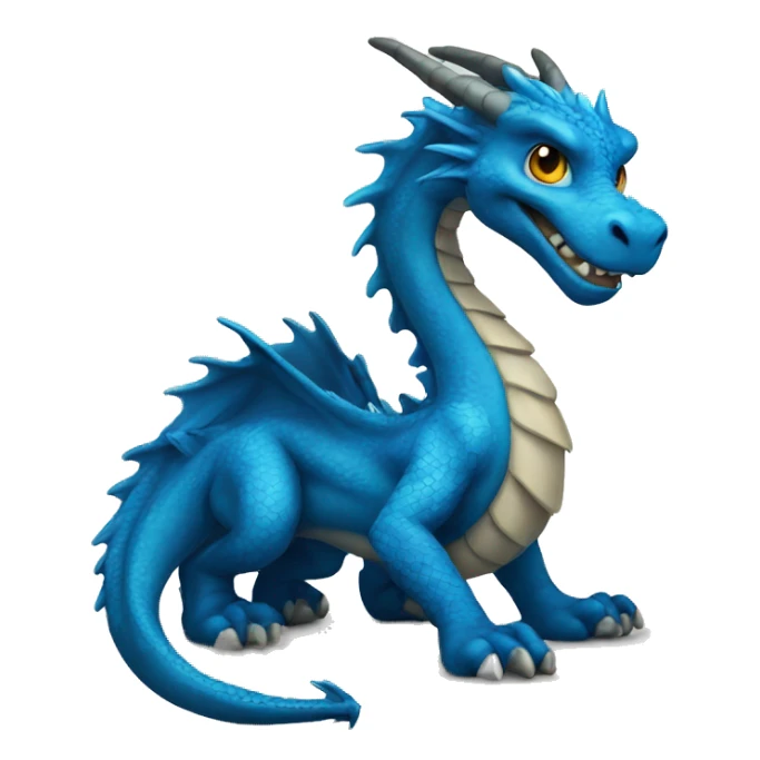 Blue dragon sticker