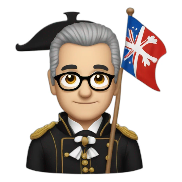 Martin Scorsese with a Corsican flag sticker