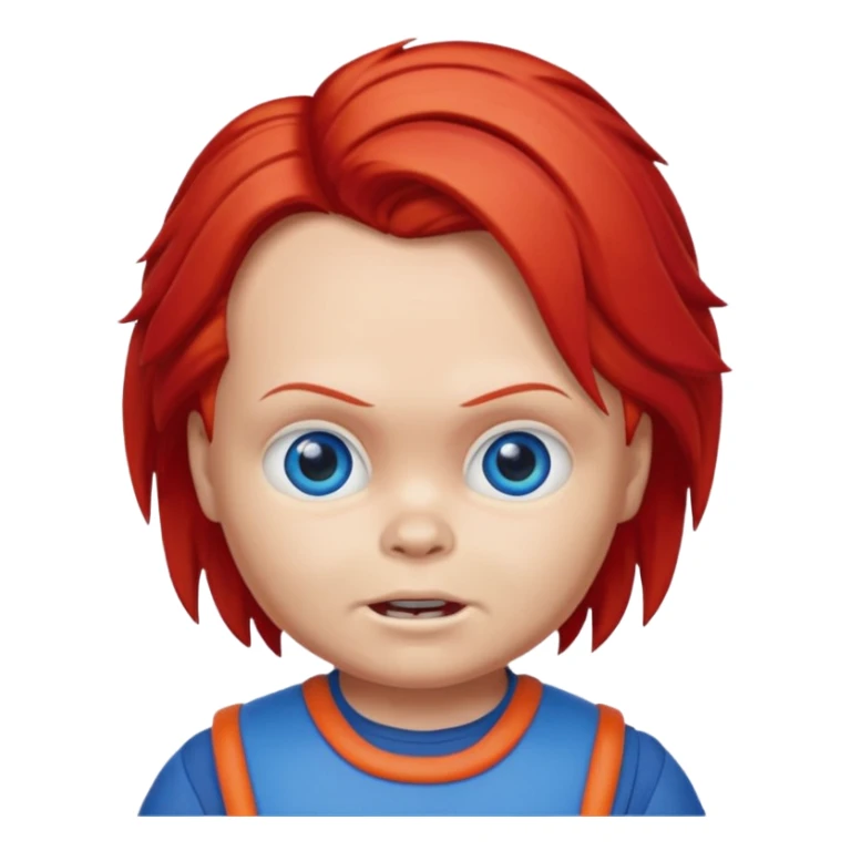 Un emojin de chuky sticker