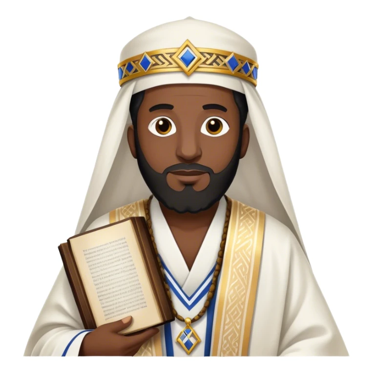 jewish high priest black sticker
