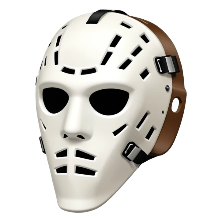 Masque de Kanye de gardien de hockey sticker