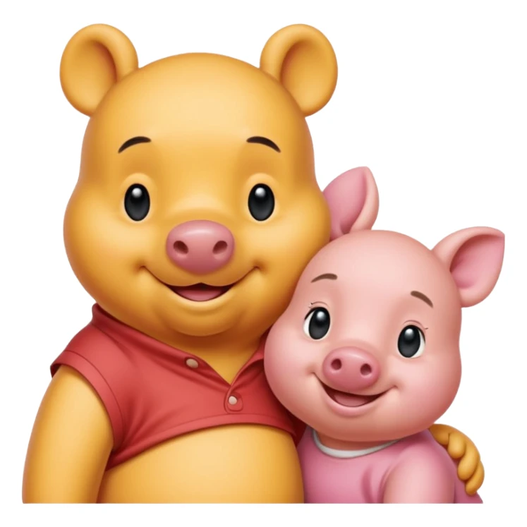 Winnie the pooh and his friends sticker