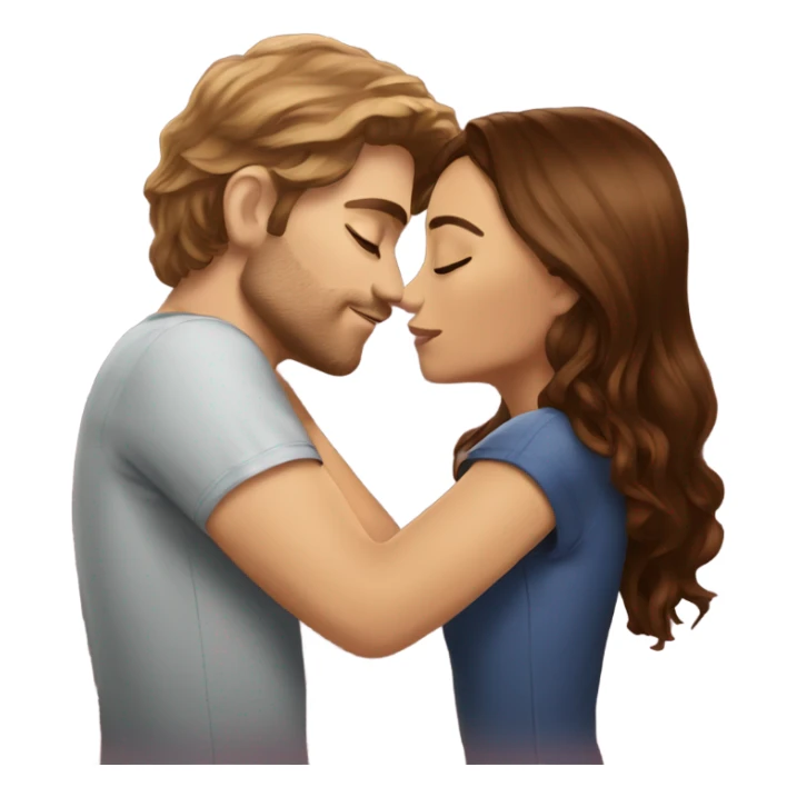 Mexican gotg girl kissing brown haired white boy  sticker