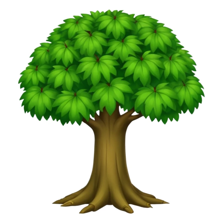 Árbol de chaguil platano verde sticker