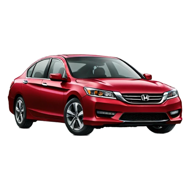 red 2013 honda accord sticker