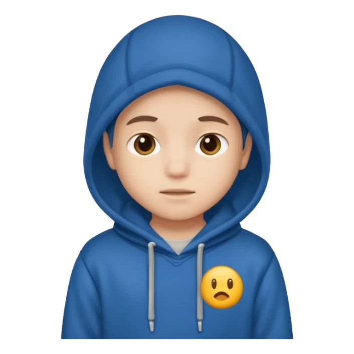 kid in hoodie sticker