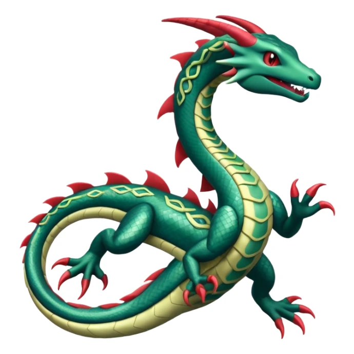 Zygarde-Salamence-Rayquaza-Seviper-Salazzle-fusion sticker