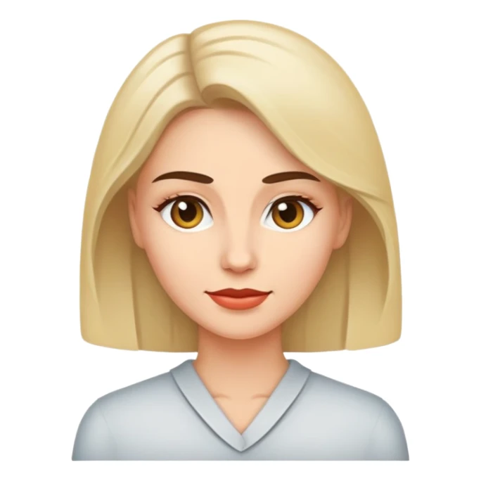 A woman high sticker