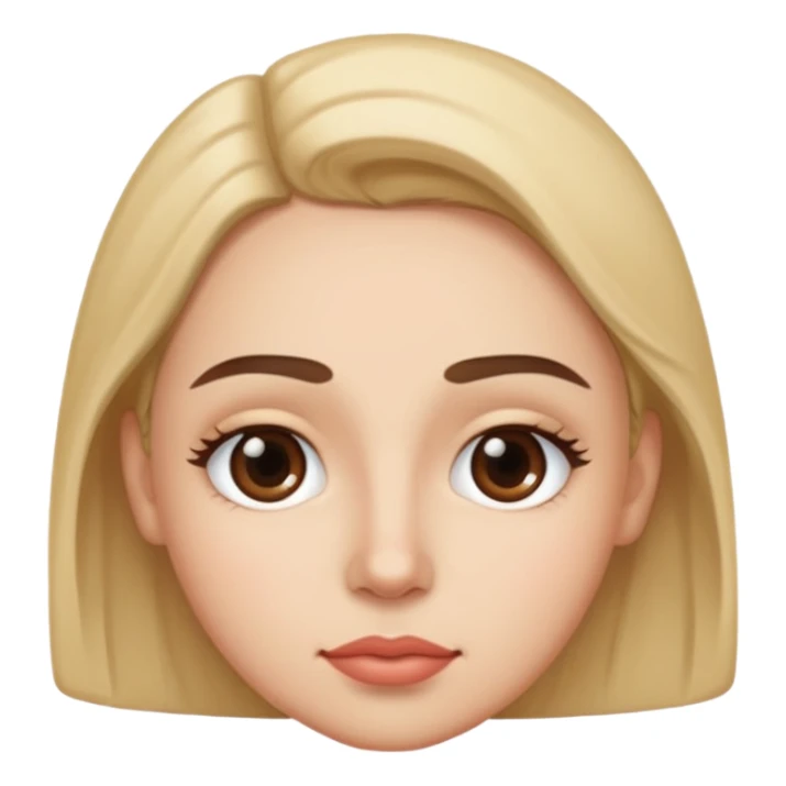 with a little dot on the top of the left lip part a fuller eyebrows sticker