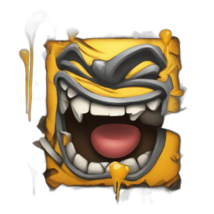 graffiti of the words "The Game" sticker