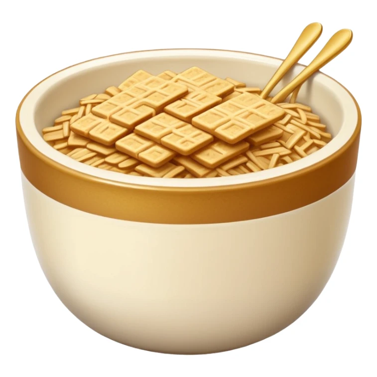 bowl of shredded wheat sticker