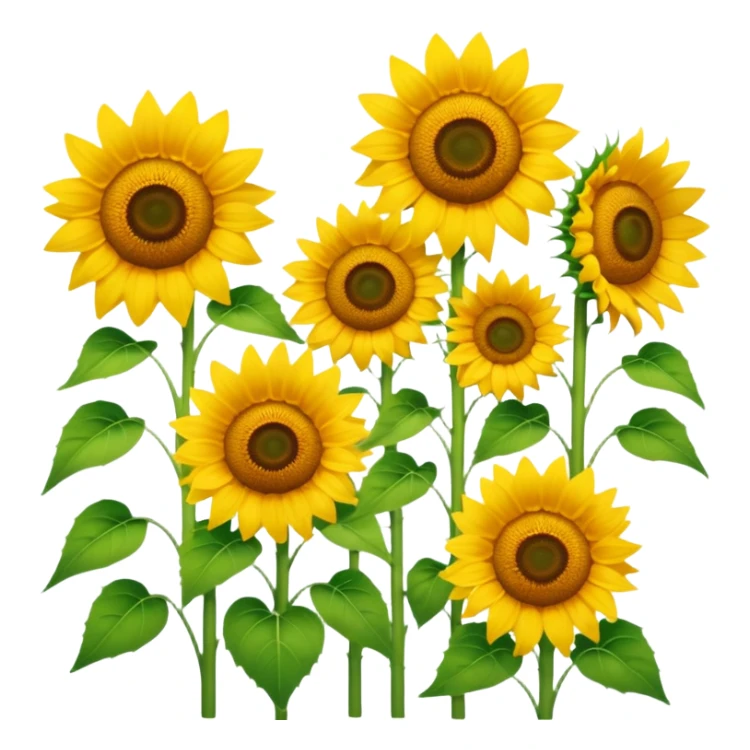 7 million sunflowers sticker