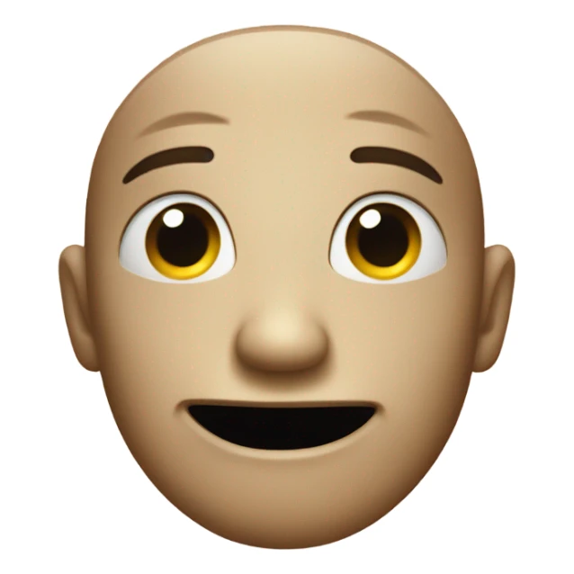 An emoji with smirking while closing his eyes sticker