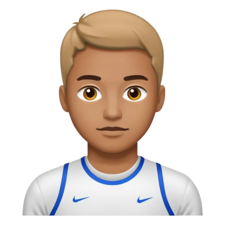 persona de pie con ropa de deporte pero quietaa sticker