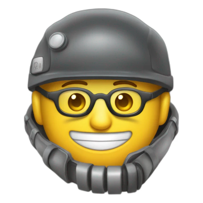 Gas avec des lunettes étant sérieux sticker