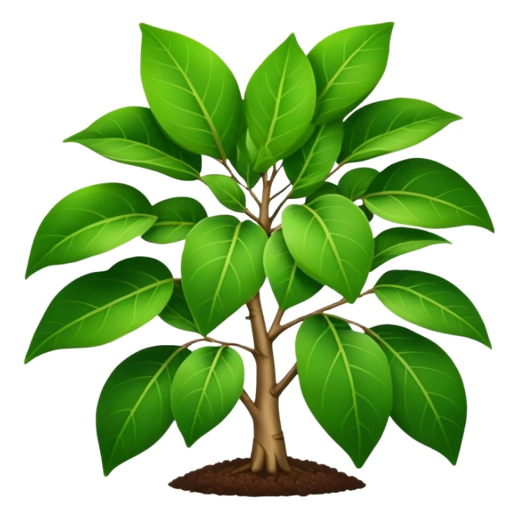 Ficus plant sticker