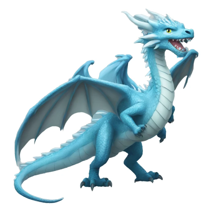 Ice dragon sticker