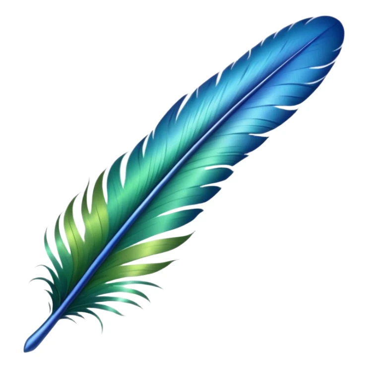 Morpankh feather sticker