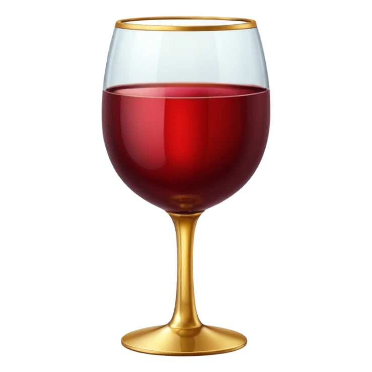 golden wine glass like holy grail sticker