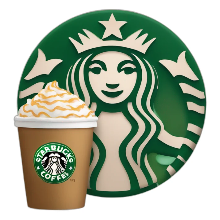 Starbucks logo looks like shakira sticker
