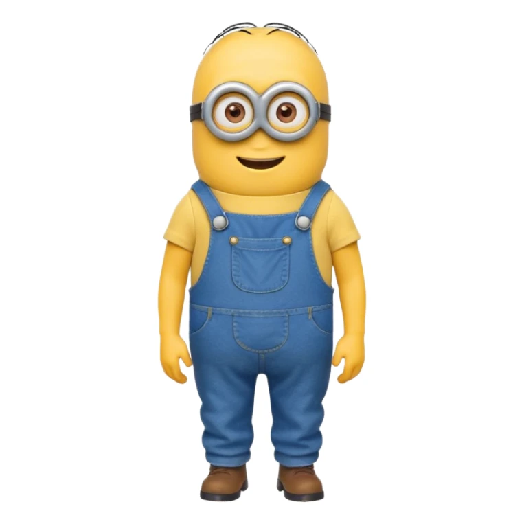 Minion Bob emoji standing sticker