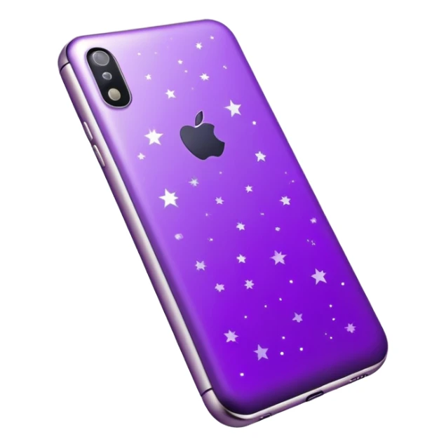 sci-fi cosmic  purple smartphone sticker