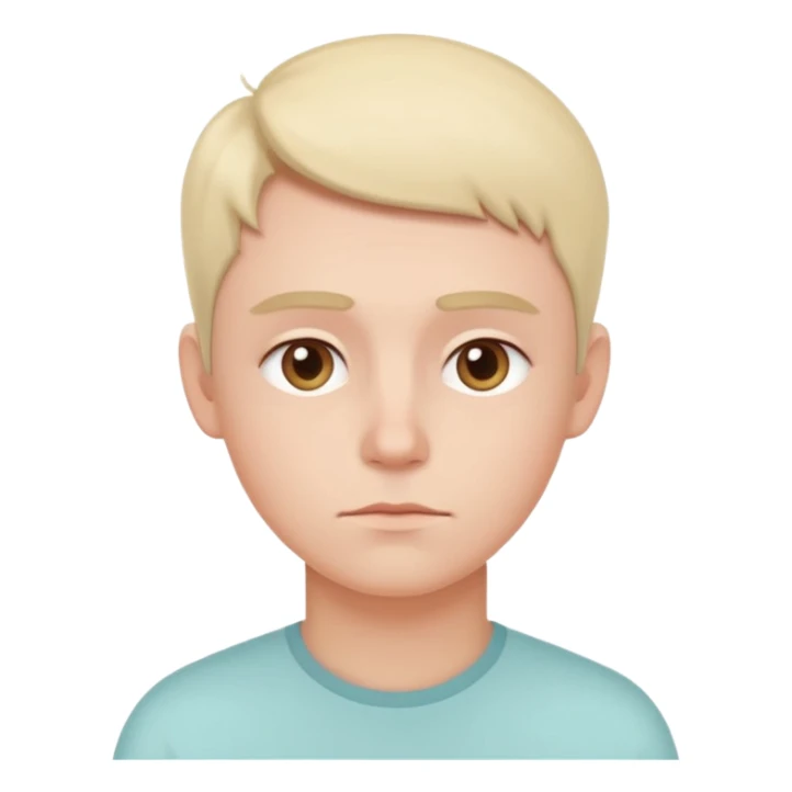 minimal flat emoji with mild tension,
slightly raised eyebrows,
thoughtful expression,
balanced emotion,
soft pastel tones,
modern health tracking app style,
transparent background,
vector illustration
 sticker