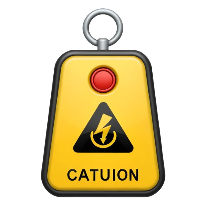 Fallprotection alarm emoji sticker