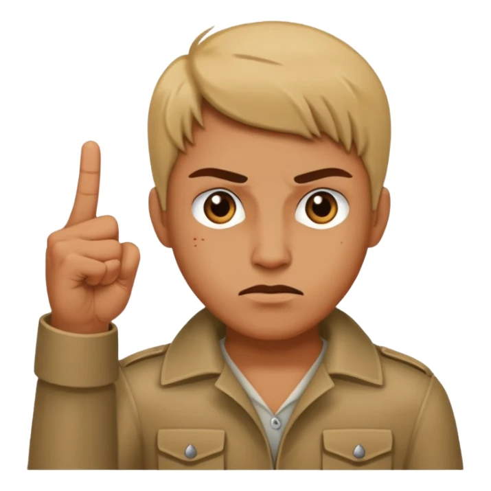 Stick the Chinese rude finger up  sticker