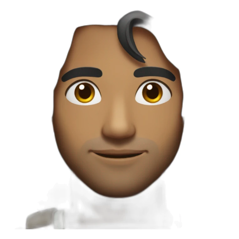 hot sri lankan guy with middle parting black hair sticker