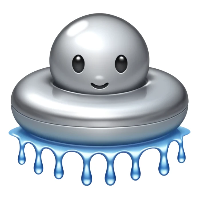 wet chrome surface, silver liquid shine, intimate erotic mood sticker