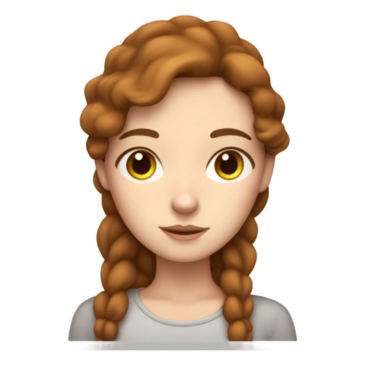 White girl with frekles Brown hair sleeping peacfully  sticker