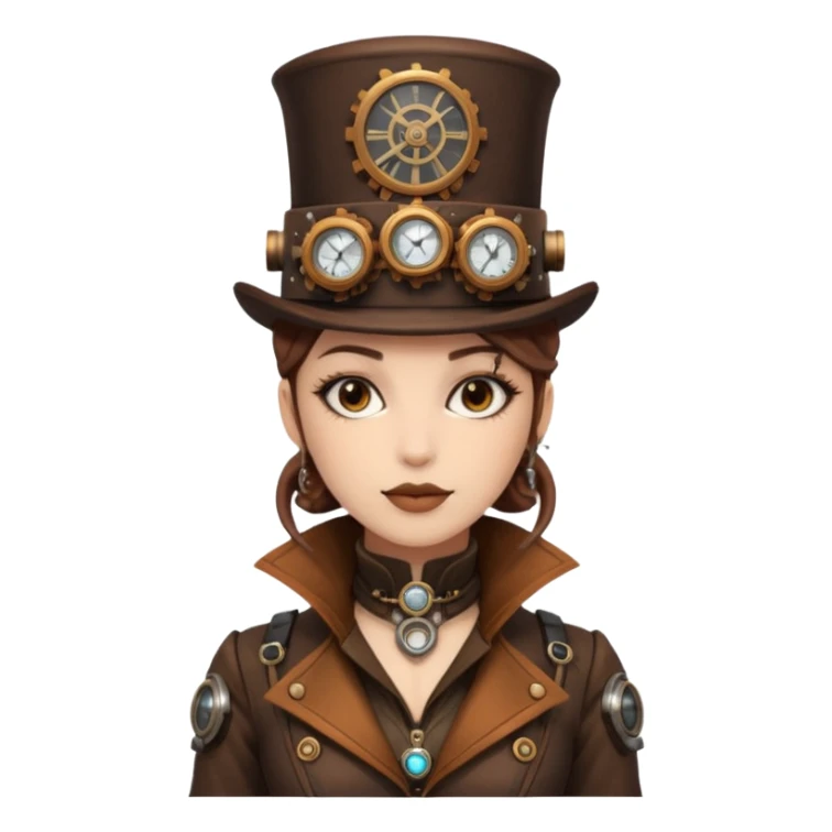 Female Realistic Steampunk Style outfit sticker