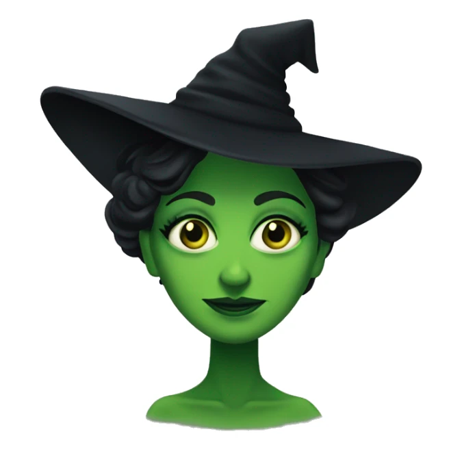Create elphaba, the wicked of the west form wicked  sticker