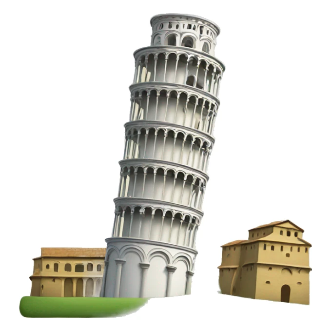 Leaning tower of Pisa sticker