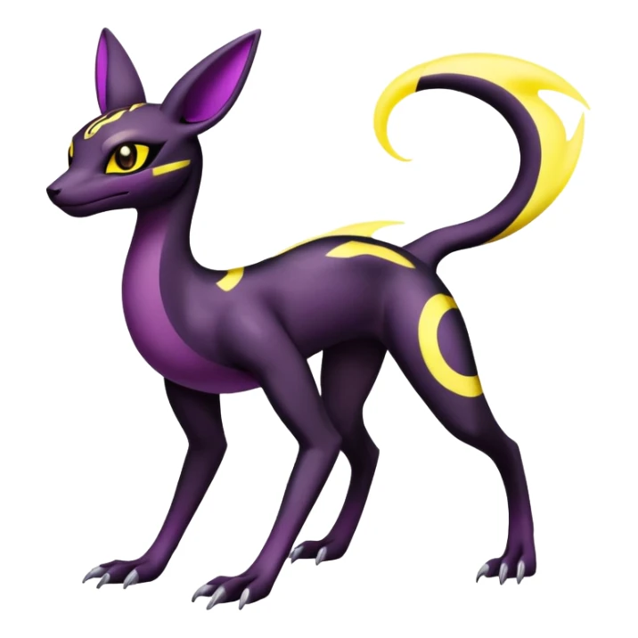 Salazzle-Umbreon-Fakémon-hybrid-creature (full body)  sticker