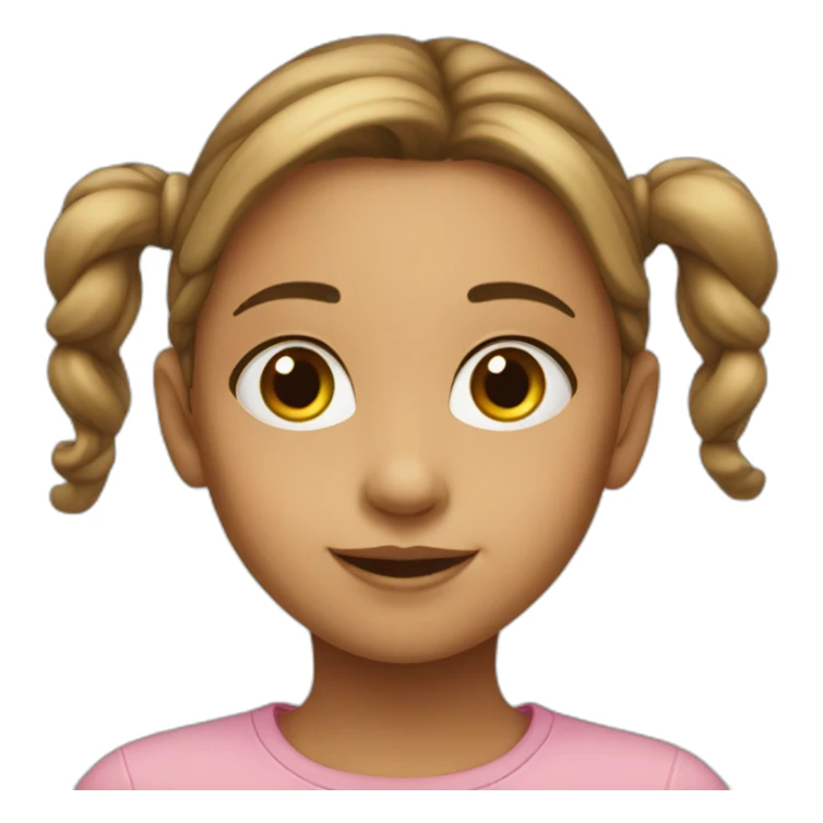 Young girl Say Lilia sticker